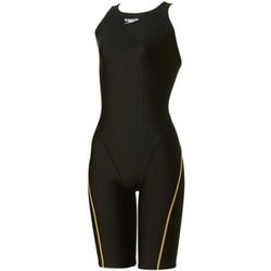 【WA承認】フレックスシグマニューセミオープンバックニースキン1 レディース 水着 ブラック（K） Oサイズ SCW12505F