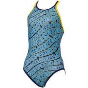 ファンピースダブルバックターンズスーツ レディース 水着 ブルー（BL） Lサイズ STW02504