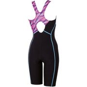 アシンメトリールースンニースキン レディース 水着 ピンク(PN) Lサイズ SFW12403