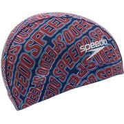 ウェーブロゴメッシュキャップ スイミング キャップ レッド(RE) Lサイズ SE12502