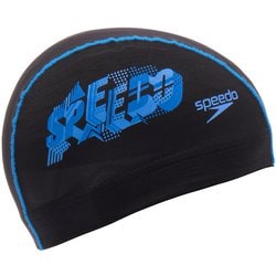 スリーディーロゴメッシュキャップ スイミング キャップ ブルー（BL） Lサイズ SE12466
