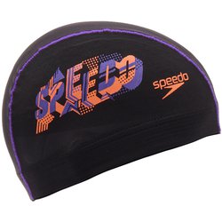 スリーディーロゴメッシュキャップ スイミング キャップ パープル（PU） Mサイズ SE12466