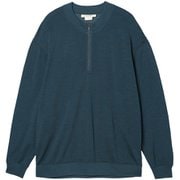 メリノブレンド 200 リアルフリース ハーフジップ ユニセックス カットソー アビス(AY) XSサイズ(日本:Sサイズ) IB0A578D