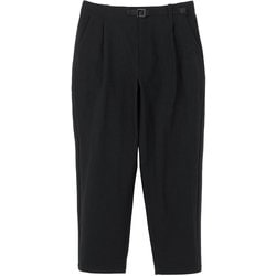 ワンタックテーパードアンクルパンツ ユニセックス ロングパンツ ブラック（BK） サイズ2 GL75186