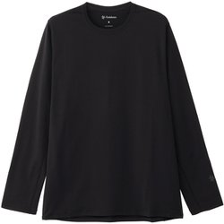 ワッフルドライロングスリーブティーシャツ ユニセックス カットソー ブラック（BK） サイズ2 GM45103