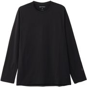 ワッフルドライロングスリーブティーシャツ ユニセックス カットソー ブラック（BK） サイズ2 GM45103