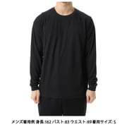 ハヤチロングスリーブクルー ユニセックス カットソー ブラック(K) Mサイズ KSU35117
