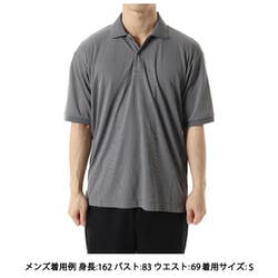 ハヤチショートスリーブポロ ユニセックス シャツ モッキンググレー（MG） XLサイズ KSU35101