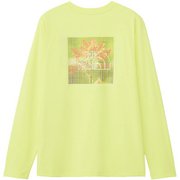 ロングスリーブ ES フラワーボックスロゴティー レディース カットソー サンフォグ(SF) Mサイズ NTW32582