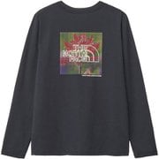 ロングスリーブ ES フラワーボックスロゴティー レディース カットソー ブラック(K) Mサイズ NTW32582