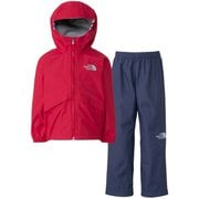 トドラーレインテックスユリイカ キッズ レインウエア 上下セット TNFレッド(TR) 110サイズ NPT12512