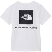 ショートスリーブバックスクエアロゴティー キッズ トップス 半袖 ホワイト(W) 160サイズ NTJ32538