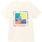 ショートスリーブゲットモテッドグラフィックティー キッズ トップス 半袖 ホワイトデューン(WD) サイズ150 NTJ32575