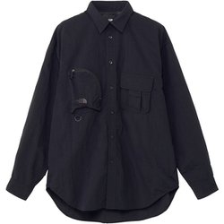 ロングスリーブフィールドユーティリティシャツ メンズ シャツ ブラック（K） Lサイズ NR12530