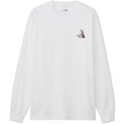 ロングスリーブズーピッカーティー ユニセックス カットソー ホワイト(W) Lサイズ NT32533