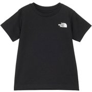 トドラーショートスリーブバックスクエアロゴティー キッズ トップス 半袖 ブラック(K) 110サイズ NTT32538