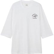 クォータースリーブワンポイントロゴティー メンズ カットソー ホワイト(W) Mサイズ NT32537