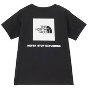 トドラーショートスリーブバックスクエアロゴティー キッズ トップス 半袖 ブラック(K) 120サイズ NTT32538