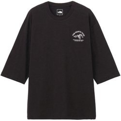 クォータースリーブワンポイントロゴティー メンズ カットソー ブラック（K） Mサイズ NT32537