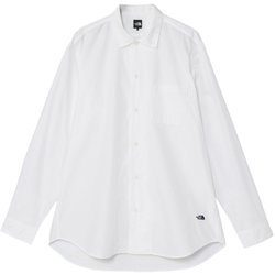 ロングスリーブロックステディシャツ ユニセックス シャツ ホワイト（W） Lサイズ NR12560