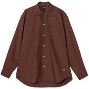 ロングスリーブロックステディシャツ ユニセックス シャツ チップブラウン(CN) Mサイズ NR12560