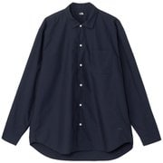 ロングスリーブロックステディシャツ ユニセックス シャツ アビエイターネイビー(AN) Mサイズ NR12560