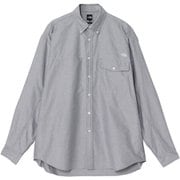 ロングスリーブフラッシュドライヌプシシャツ ユニセックス シャツ ブラックシャンブレー(BH) Sサイズ NR12561