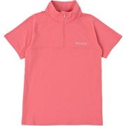 W's Climb Skin Half-Zip S/S レディース カットソー PINK(C007) Lサイズ MTSS25WST045