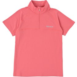 W's Climb Skin Half-Zip S/S レディース カットソー PINK（C007） XLサイズ MTSS25WST045