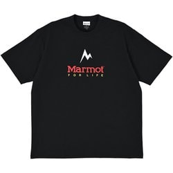 マーモットフォーライフ ティーシャツ メンズ カットソー ブラック（C001） Mサイズ MTSS25MST061