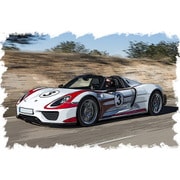 EM569F 1/43 Porsche 918 Spyder weissach package 2011 ホワイト/レッドザルツブルグストライプ [レジンキャストミニカー]