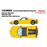 EM569J 1/43 Porsche 918 Spyder weissach package 2011 シグナルイエロー [レジンキャストミニカー]