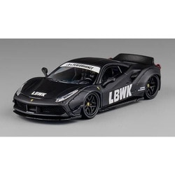 CM64-LB488-INA 1/64 LB ワークス 488 Widebody マットブラック [ダイキャストミニカー]