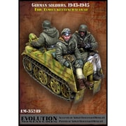 EM-35249 1/35 WWII ドイツ ケッテンクラートに乗る冬季の兵士 1943-1945 （タミヤ ケッテンクラート用） [組立式プラスチックモデル]