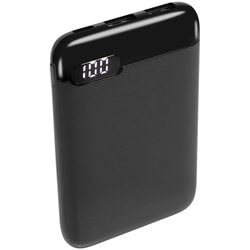 モバイルバッテリー 5000mAh 最大15W対応 USB Type-C入出力/USB Type-A出力 ブラック YDB-LPB5022-BK