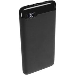 モバイルバッテリー 10000mAh 最大15W対応 USB Type-C入出力/USB Type-A出力 ブラック YDB-LPB10022-BK