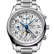 マスターコレクション トリプルカレンダー シルバー 並行輸入品 2年保証 L2.673.4.78.6