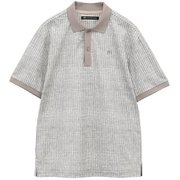 ゴルフウェアメンズ S/S Stripe Polo 2COC L TRM25SS 7AL010