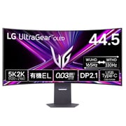 ゲーミングモニター/44.5型/LG UltraGear OLED/5120×2160/VESA Dual Mode/有機EL/0.03ms/DCI-P3 98.5%/DisplayHDR True Black 400/アンチグレア/メーカー2年保証 45GX950A-B