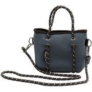1171 Charcoal [Boutique Tiny Neoprene Zip Tote]