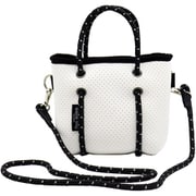 1172 White [Boutique Tiny Neoprene Zip Tote]