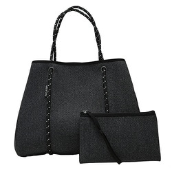 1016 Black Denim [Daydreamer Neoprene Tote]