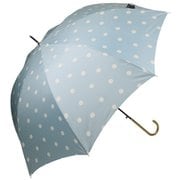 長傘 60cm ジャンプ式 ドット ミント 13640