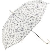 長傘 60cm ジャンプ式 ラインプランツ ベージュ 17170