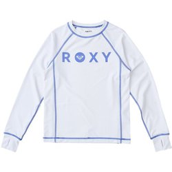 MINI RASHIE L/S ガールズ ラッシュガード WHT 150サイズ TLY251111