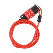JY-172P ワイヤー錠 レッド 67857