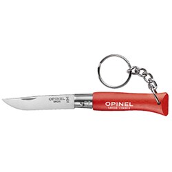アクセサリーナイフ 41804 OPINEL ColoramaキーチェーンNo.4 レッド