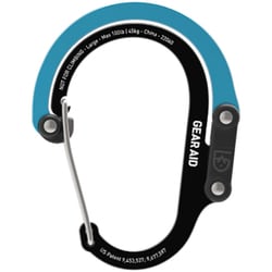 カラビナ 20144 HEROCLIP LARGE Black＆Blue