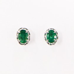 PT900エメラルドピアス 014298060