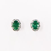PT900エメラルドピアス 014298060